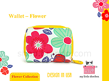 My Little Shoebox Wallet - Flower