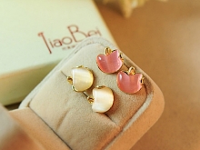 Jewel Apple Earrings