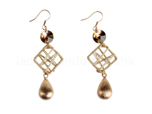 Golden Net Earrings