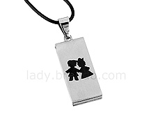 USB Lover Necklace Flash Drive