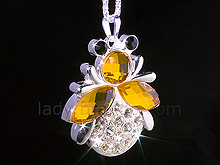 USB Jewel Bee Necklace Flash Drive II