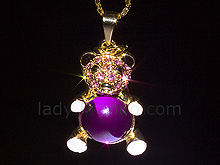 USB Jewel Bear Necklace Flash Drive II