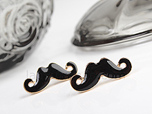 Moustache Earrings