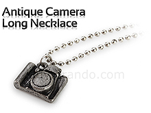 Antique Camera Long Necklace