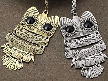 Antique Owl Necklace