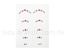 Pink Crystal Nail Sticker NS-05