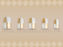 Golden Checker Nail