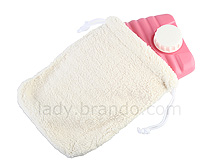 Hot Water Bottle with Fleece Bag