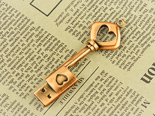 USB Heart Key Flash Drive