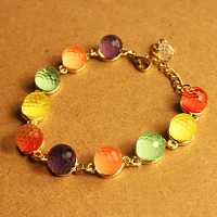 Colorful Candy Crystal Bead Bracelet