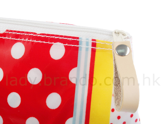 Colorful Dotted Print Cosmetic Bag