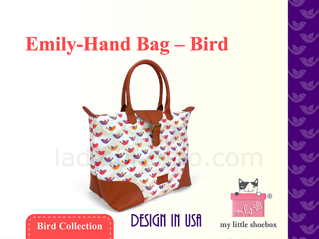 My Little Shoebox Emily-Hand Bag - Bird