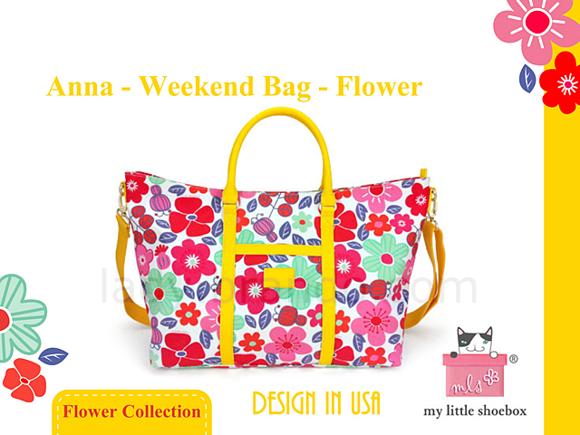 My Little Shoebox Anna-Weekend Bag - Flower