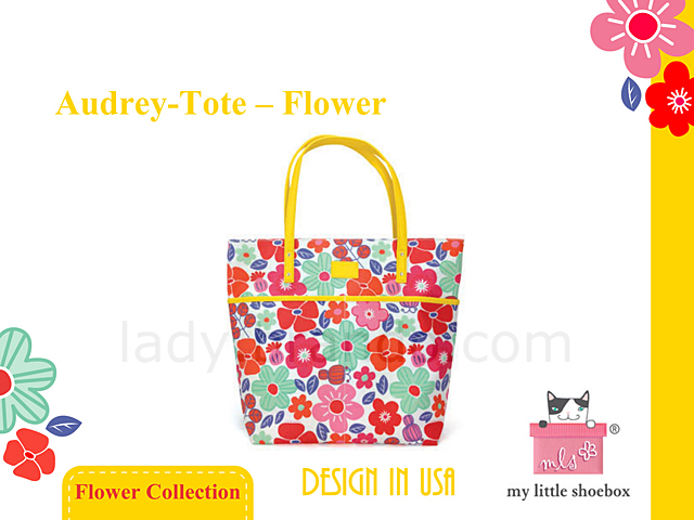 My Little Shoebox Audrey-Tote - Flower