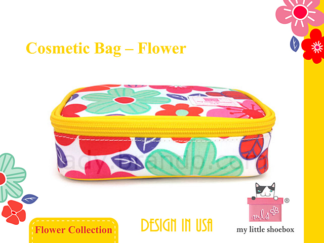 My Little Shoebox Cosmetic bag - Flower