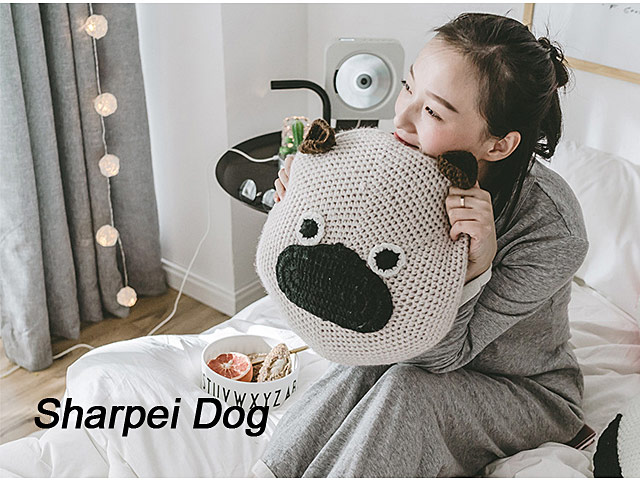 Cute Animal Hand-Crocheted Cushion