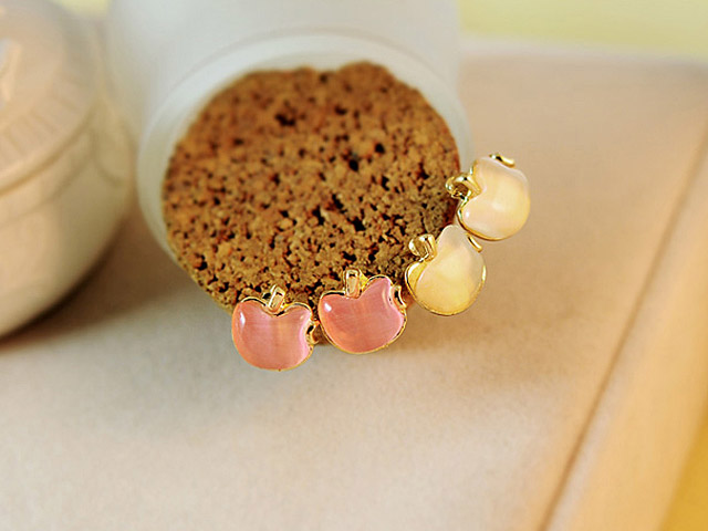 Jewel Apple Earrings