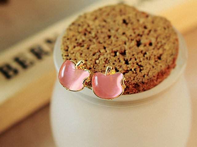 Jewel Apple Earrings