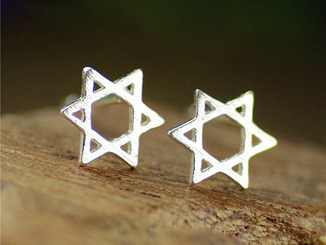 Hexagonal Star Earrings