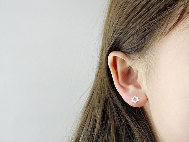 Hexagonal Star Earrings