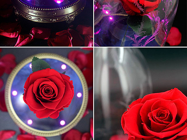 Beauty and the Beast Enchanted Rose Bluetooth Speaker