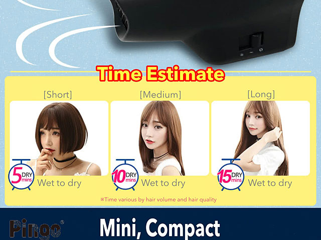 Pingo Qmini Travel Hair Dryer