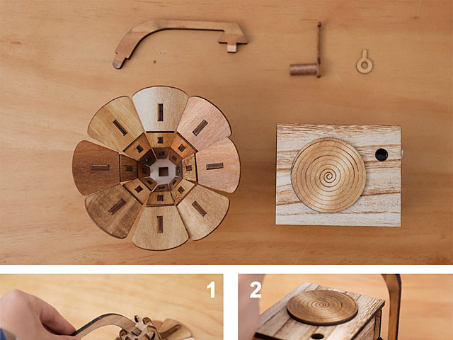 Retro Phonograph Music Box