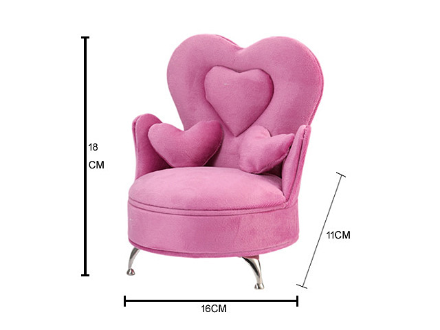 Love Chair Jewel Box - Lady Pink