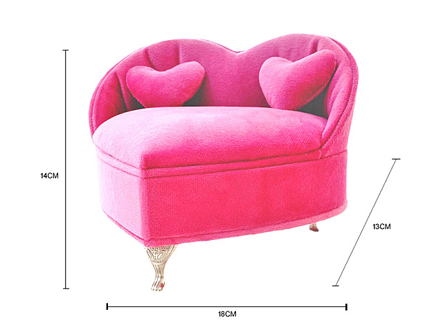 Butterfly Sofa Jewel Box - Lady Pink