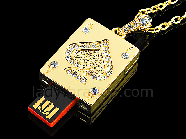 USB Jewel ACE Necklace Flash Drive