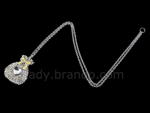 USB Jewel Lucky Bag Necklace Flash Drive