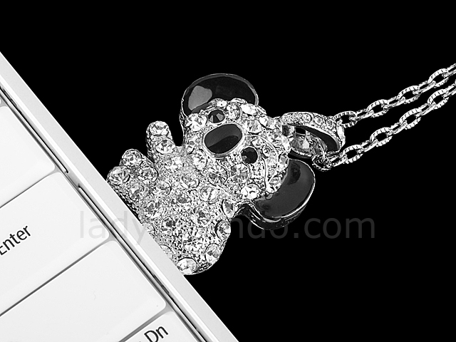 USB Jewel Koala Necklace Flash Drive