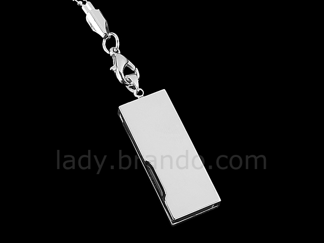 USB Natural Seashell Necklace Flash Drive (with Square Dot)