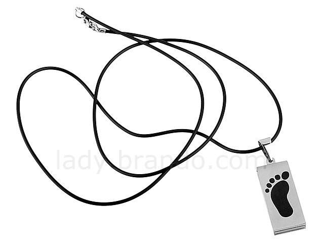 USB Foot Necklace Flash Drive