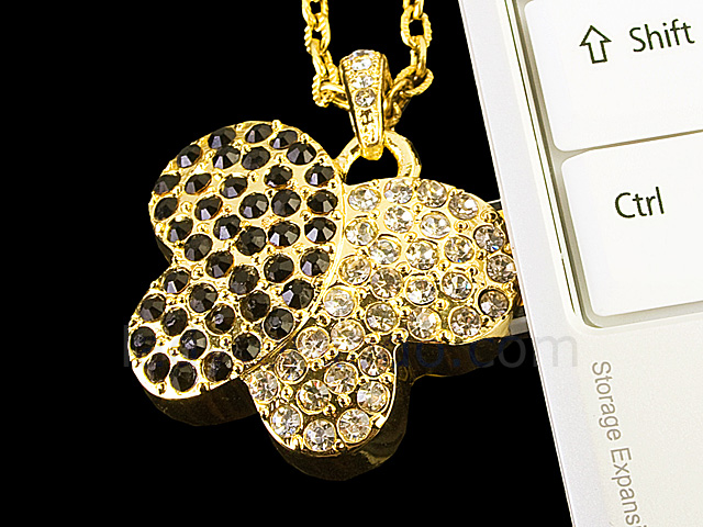 USB Jewel Butterfly Necklace Flash Drive II