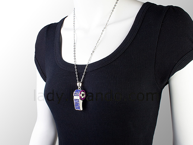 USB Jewel Whistle Necklace Flash Drive