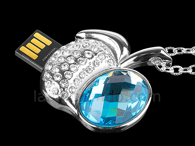 USB Jewel Apple Necklace Flash Drive II