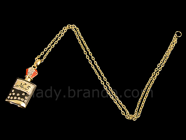 USB Jewel Perfume Bottle Necklace Flash Drive