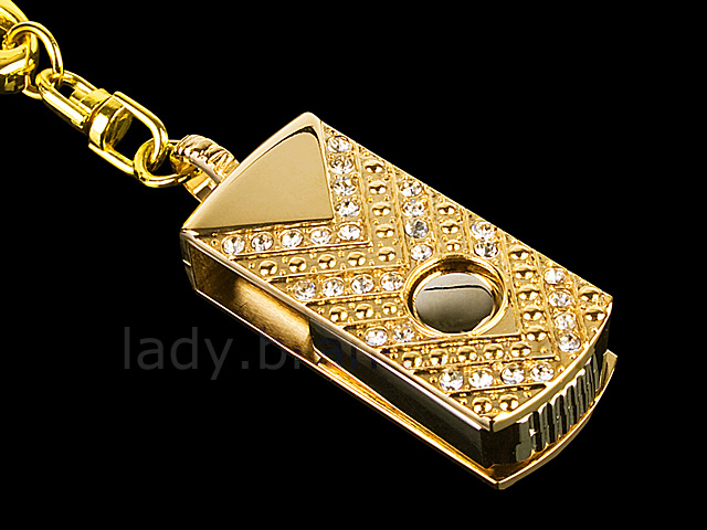 USB Jewel Pendant Keychain Flash Drive