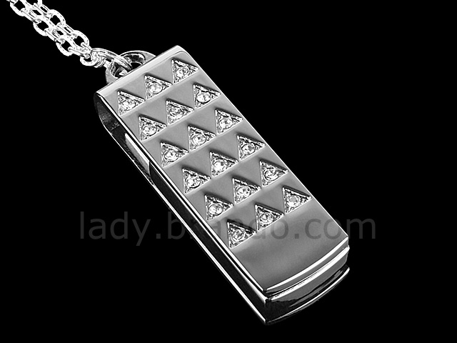 USB Jewel Tasteful Pendant Necklace Flash Drive