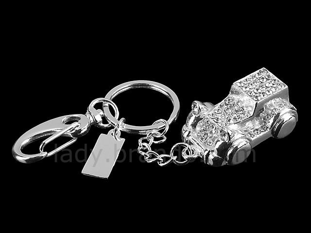 USB Jewel Vintage Car Keychain Flash Drive