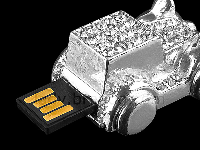 USB Jewel Vintage Car Keychain Flash Drive