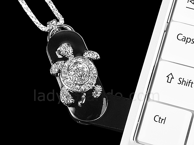 USB Jewel Tortoise Necklace Flash Drive