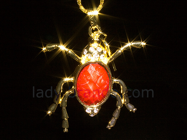 USB Jewel Insect Necklace Flash Drive
