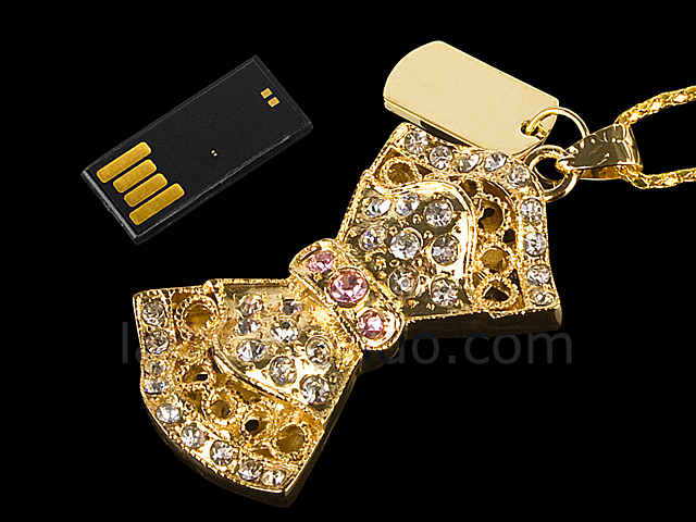 USB Jewel Classical Pendant Necklace Flash Drive II