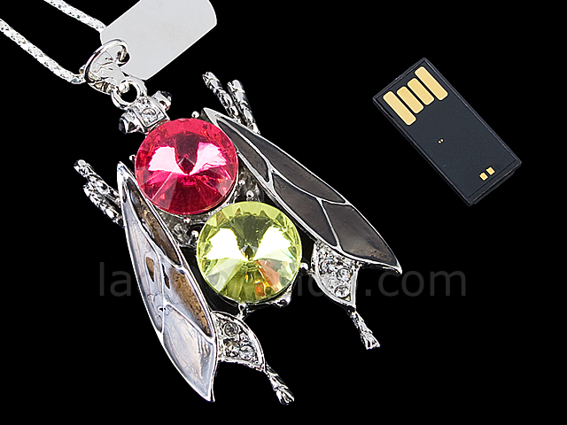 USB Jewel Insect Necklace Flash Drive II
