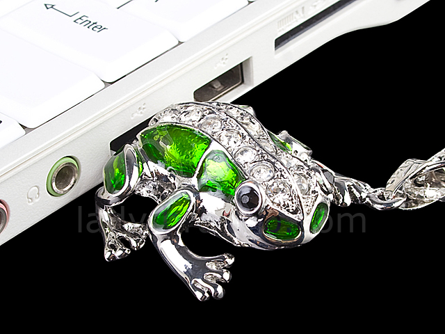 USB Jewel Frog Necklace Flash Drive II