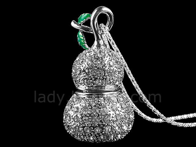 USB Jewel Calabash Necklace Flash Drive