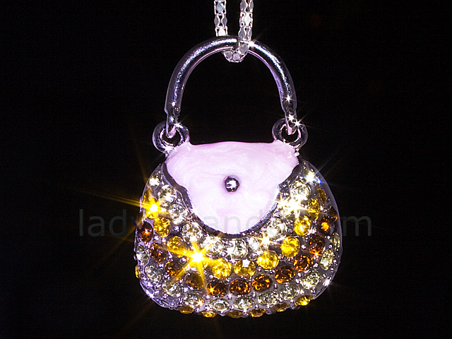 USB Jewel Handbag Necklace Flash Drive V