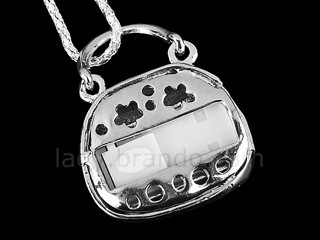 USB Jewel Handbag Necklace Flash Drive V
